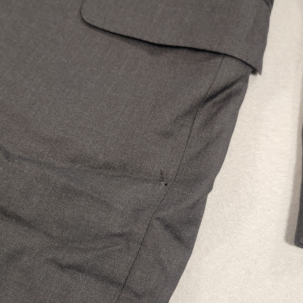 Ermenegildo Zegna Wool Blazer Charcoal Gray 3 Button Sport Coat Jacket Men's 42R - Picture 12 of 16